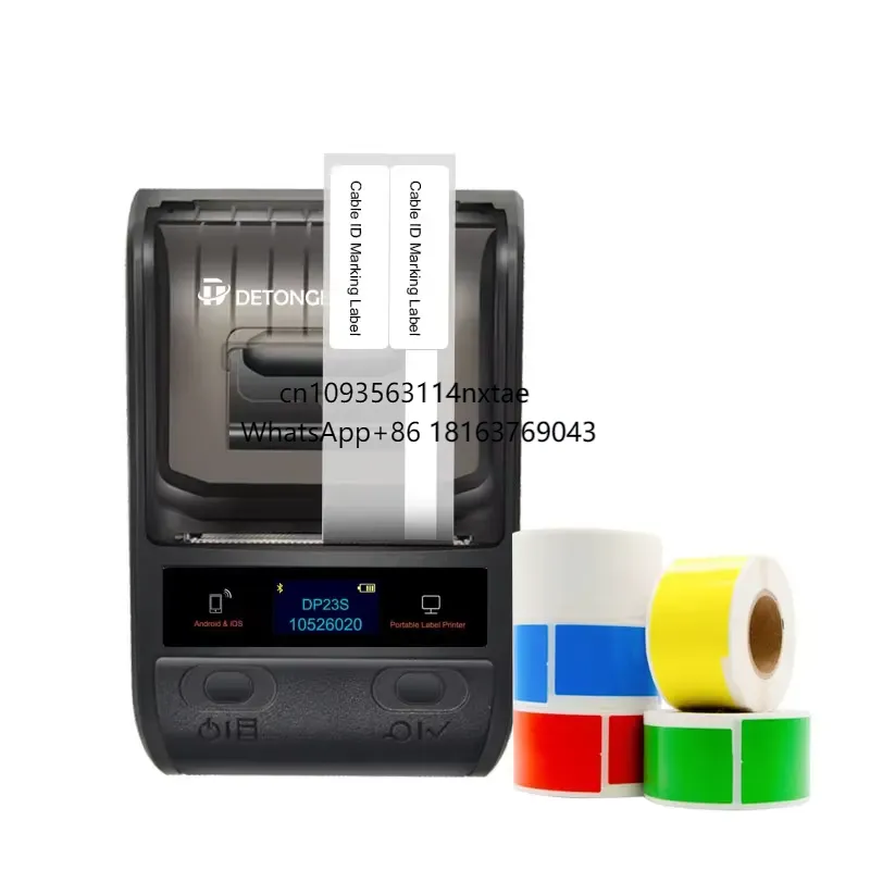 Label Printer Thermal - 2026 Quente! Impressora Térmica Portátil Detonger