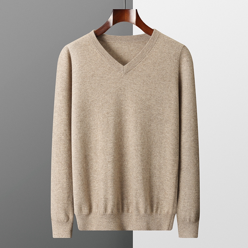 Office High Tech - Suéter Masculino de Cashmere de Alta