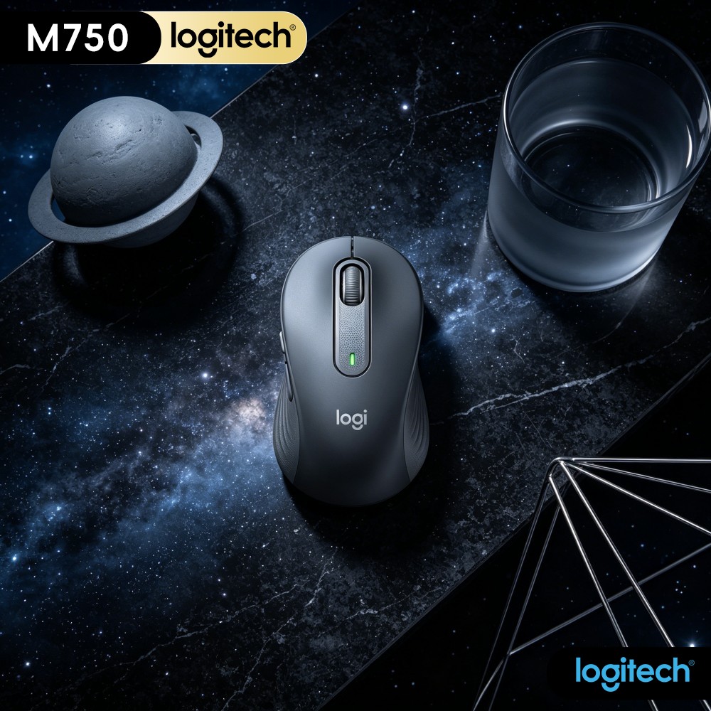 Office Ready Tech - Mouse de Escritório Logitech M750 -