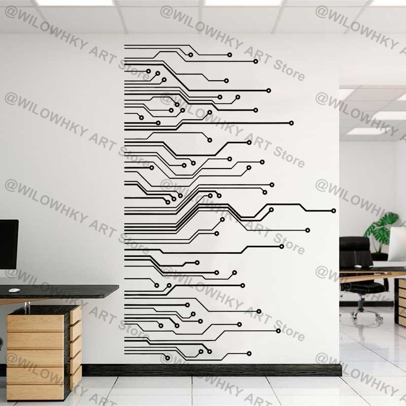 Office Hi Tech - Placa de Circuito Ciência Playroom Tecnologia