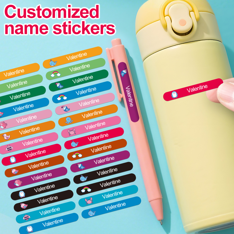 Office Hi Tech - Adesivos Personalizados Coloridos para Itens Essenciais
