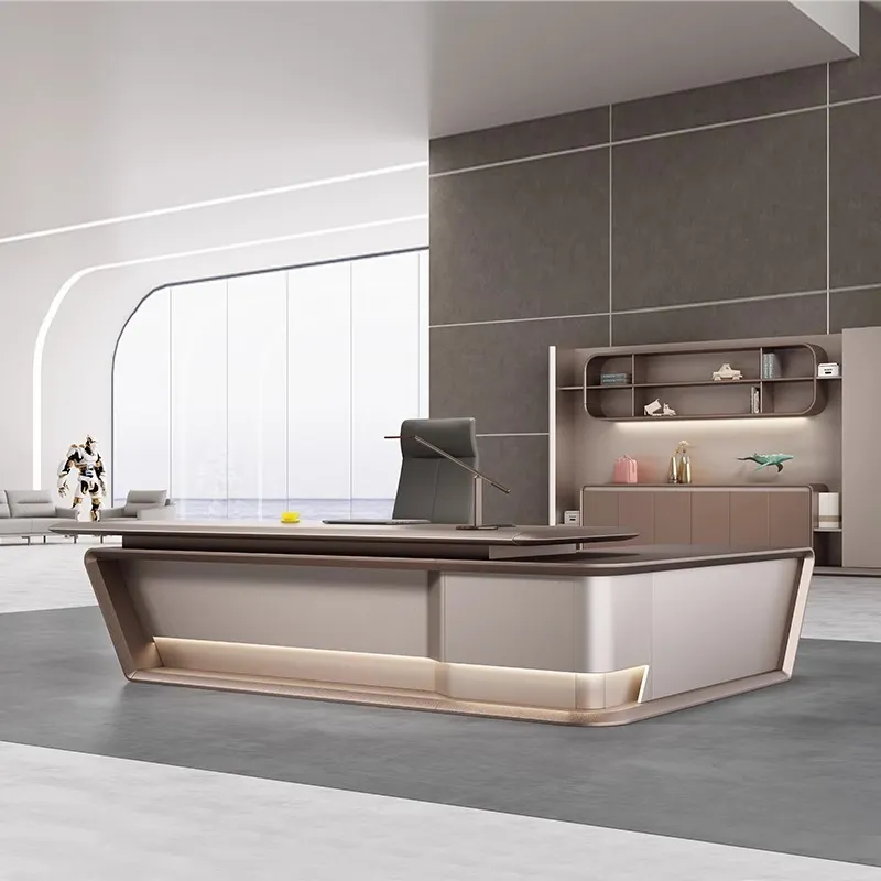 Office Tech And Management - Conjunto Moderno de Mesa e Cadeira