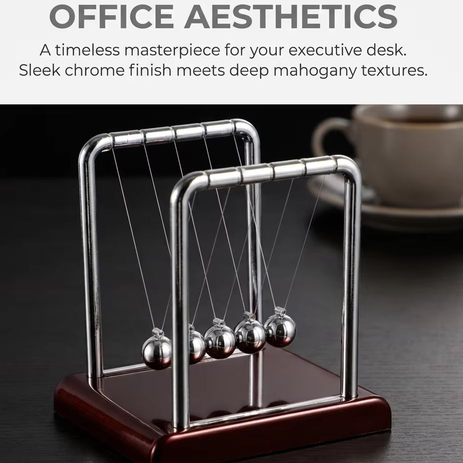 Office Technologies - Pêndulo de Newton: Brinquedo Científico de