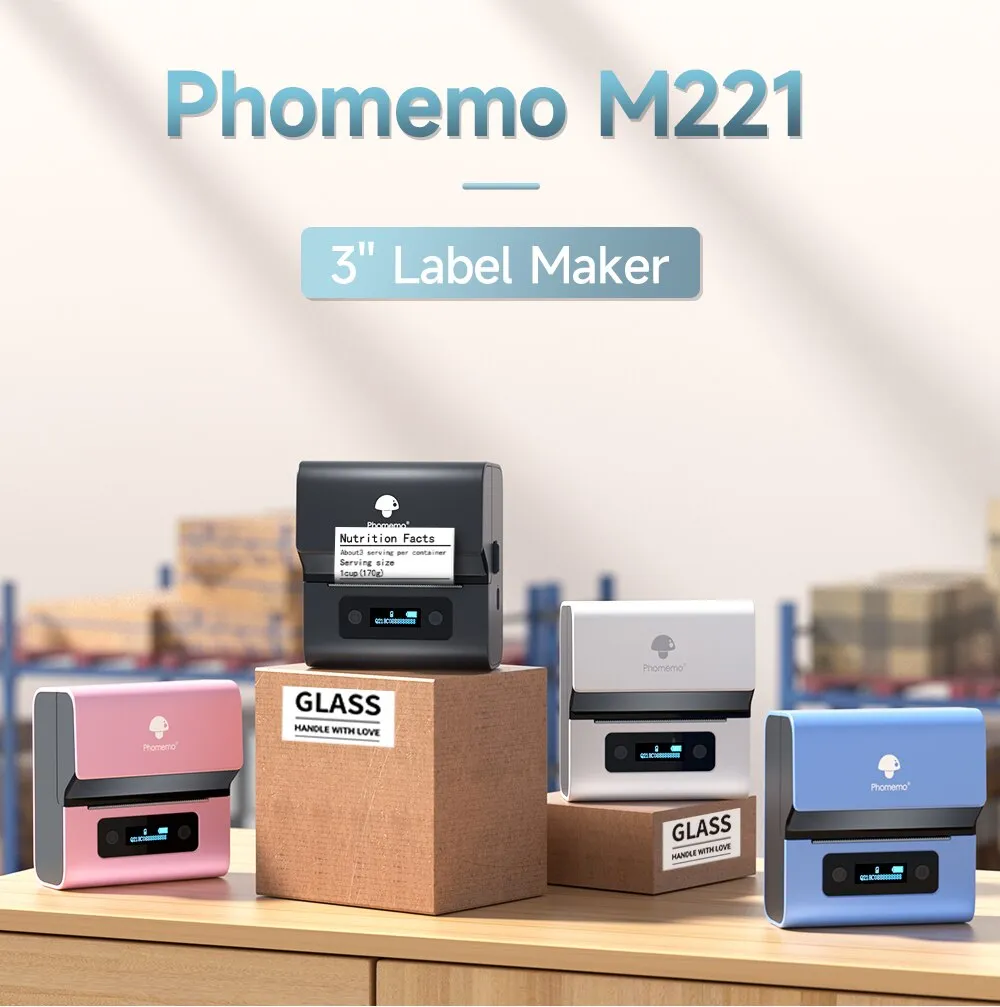 Real Phomemo M221 Impressora d - Label Printer Thermal avaliação e preço
