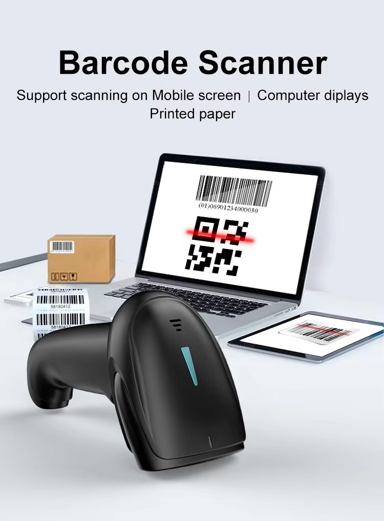 Leitor de Código de Barras Sem - Barcode Scanner 2D avaliação e preço