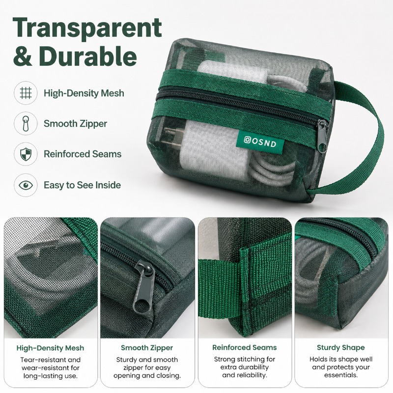 Conjunto de 6 Bolsas Organizad - Office Tech Bag avaliação e preço
