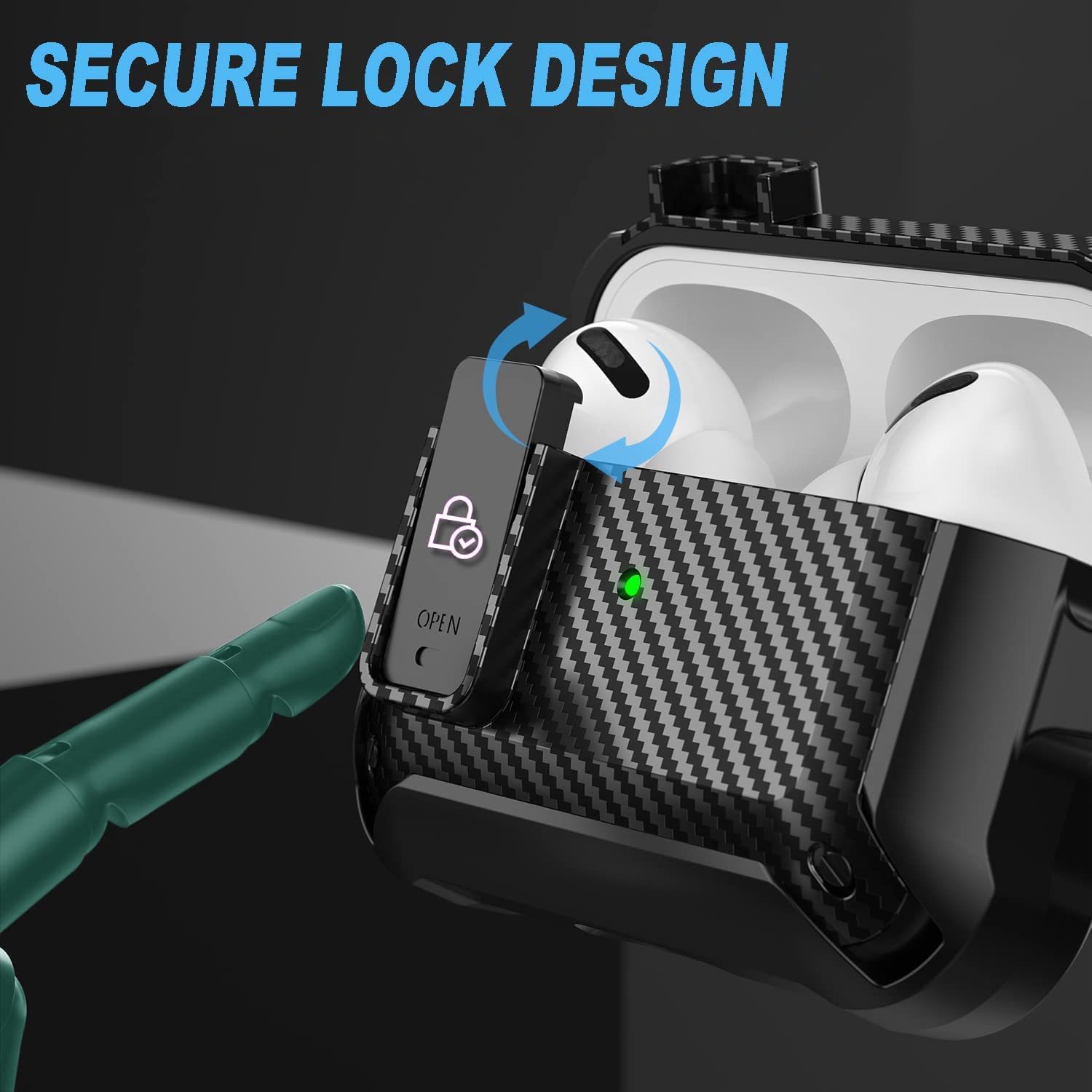 Para airpods 4 gen luxo seguro - Pc Security Lock avaliação e preço