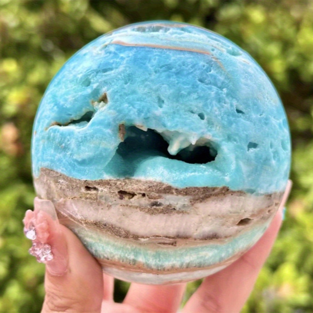 1 peça de esfera de ágata natu - Office Technologies avaliação e preço