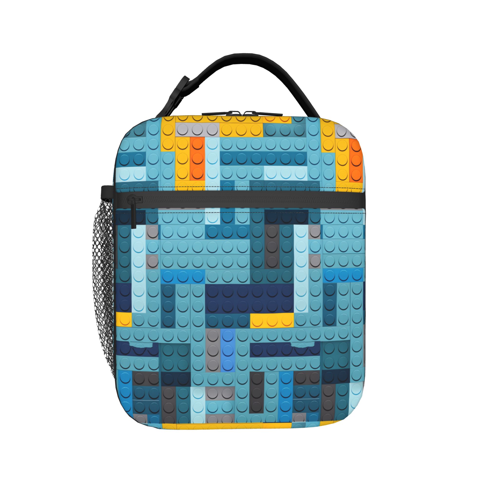 Blue Tech Pixel Building Block - Office Tech Bag avaliação e preço