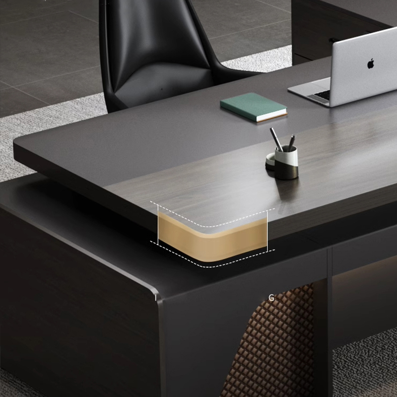 ❀ Mesa Executiva em L Luxuosa  - Office Tech And Management avaliação e preço